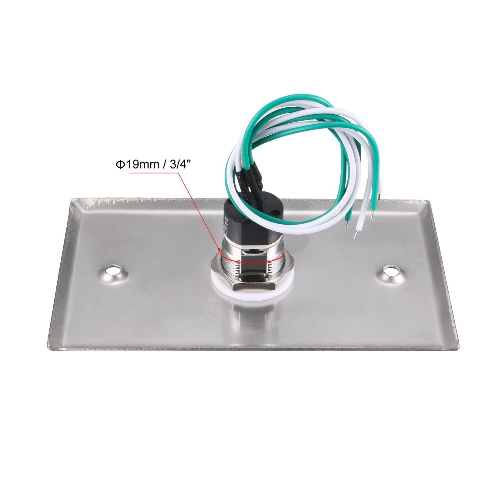 Key Switch On/Off Exit Switch Door Release SPST for Access Control with 2 Keys 4
