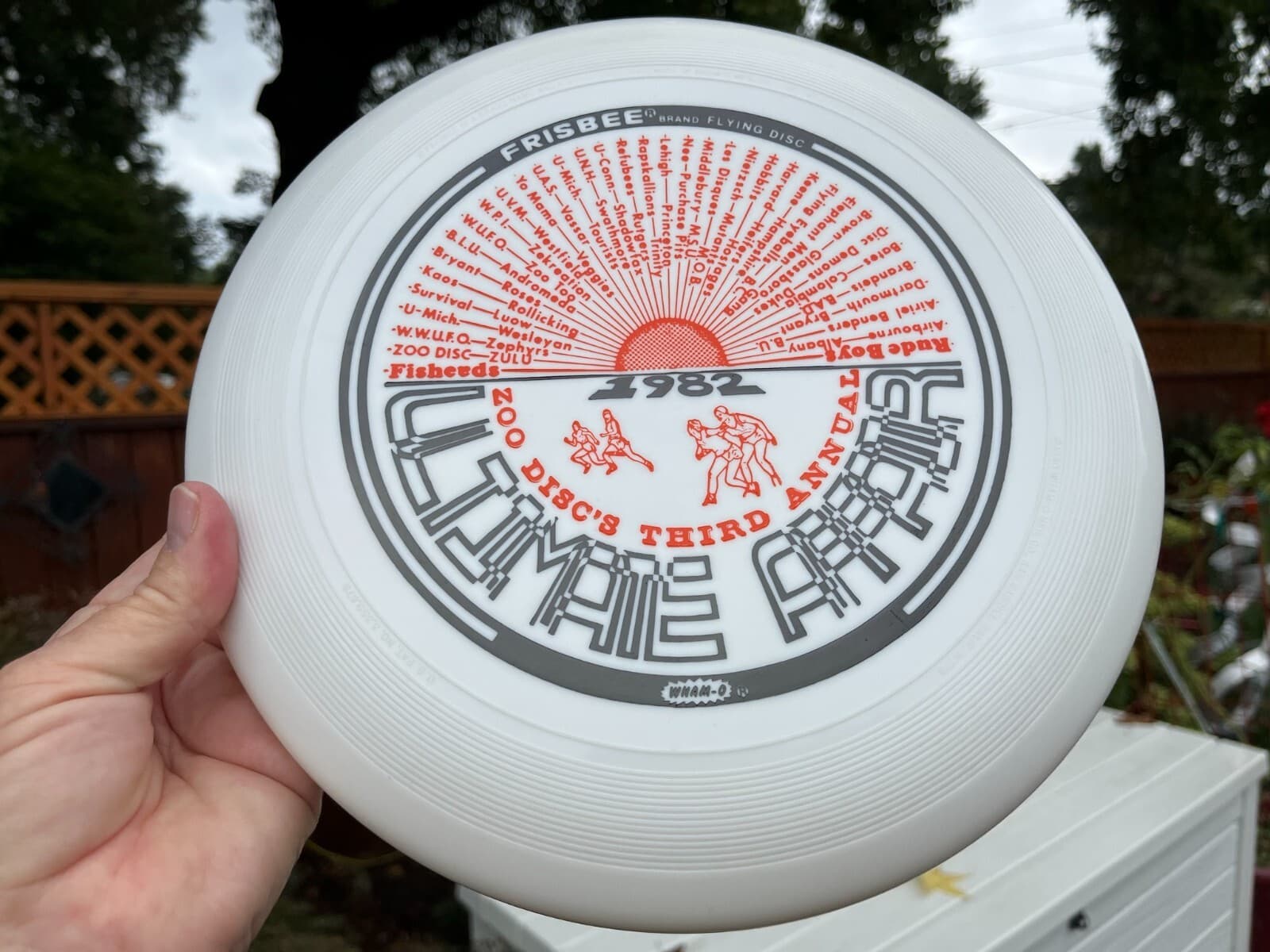 Ultimate Rare Clean 82E Mold  1982 Whamo Zoo Disc Golf  Frisbee Wham-O  Vintage 4