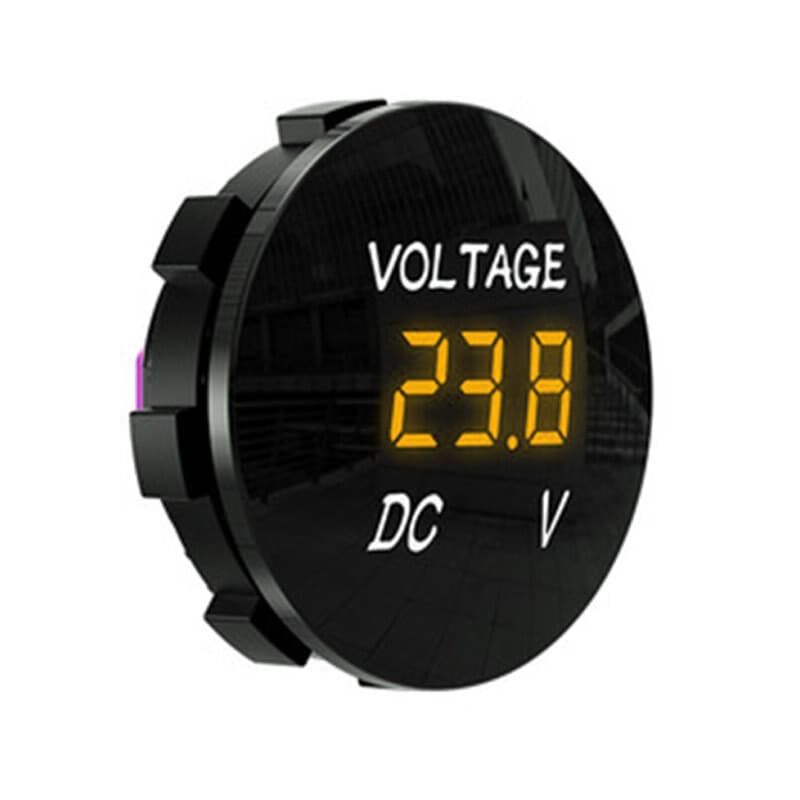 12V -24V LED Digital Display Voltmeter Voltage Gauge Meter For Car Motorcycle