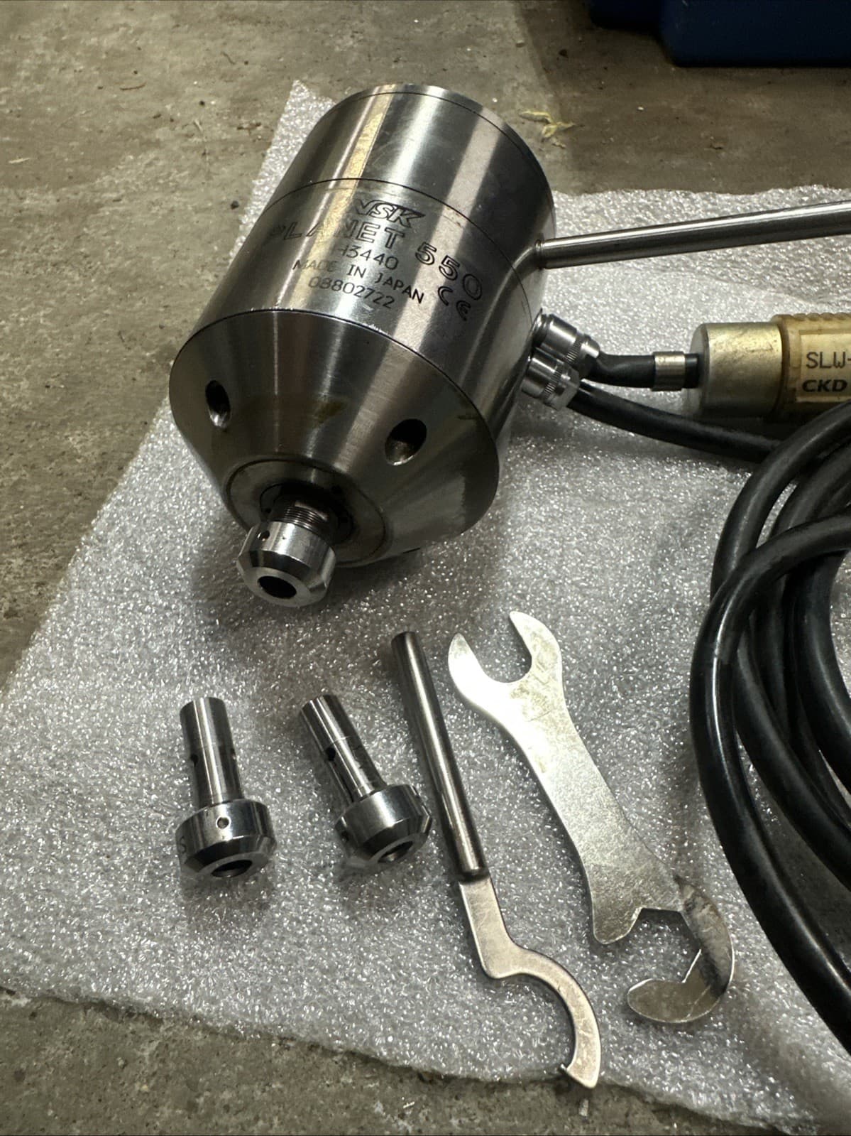 NSK Planet 550 3/4” Shank Milling Machine Jig Grinding Air Spindle Die Grinder 3