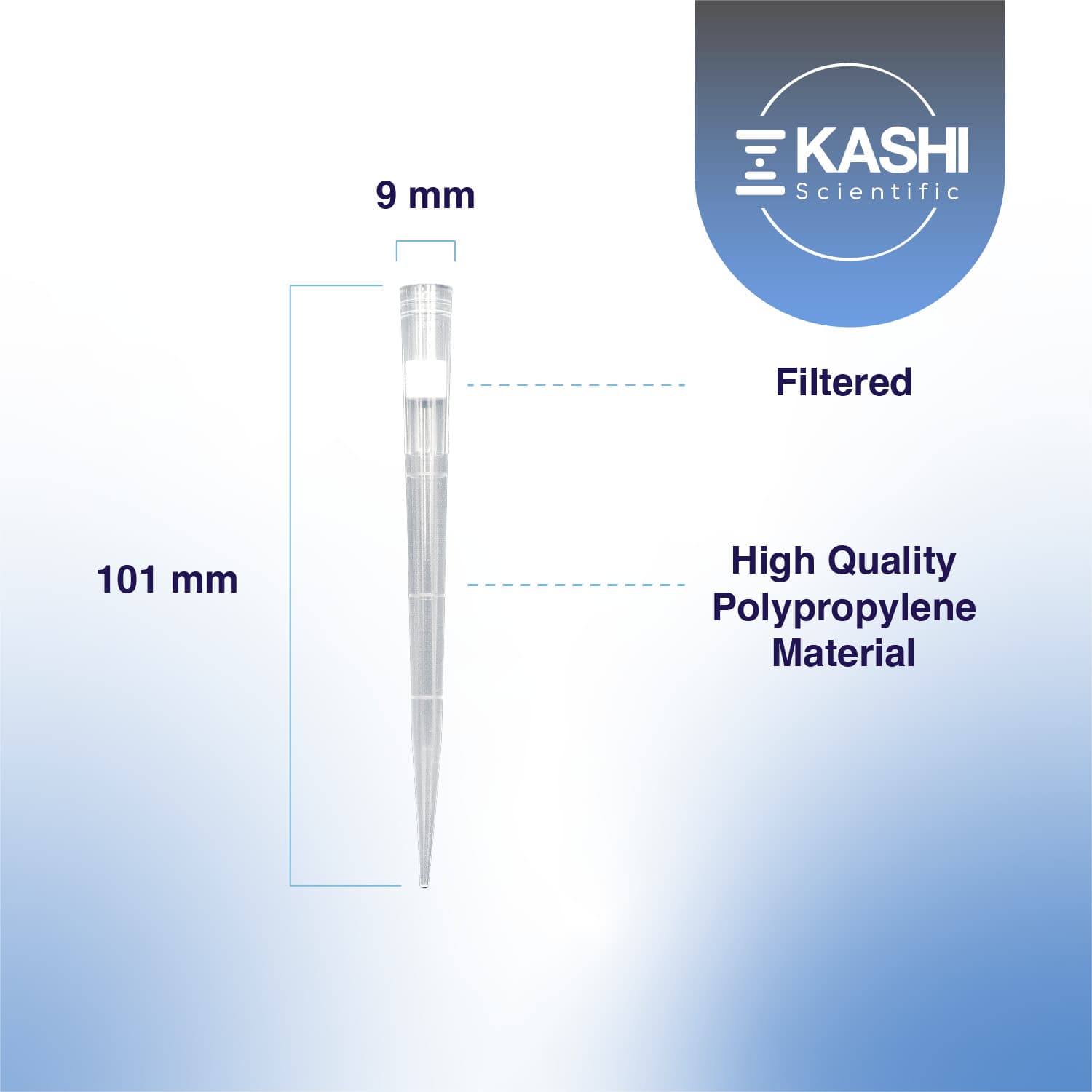 Kashi Scientific Filter Pipette Tip 10ul, 20ul, 200ul, 300ul, 1000ul, 5mL, 10mL 2