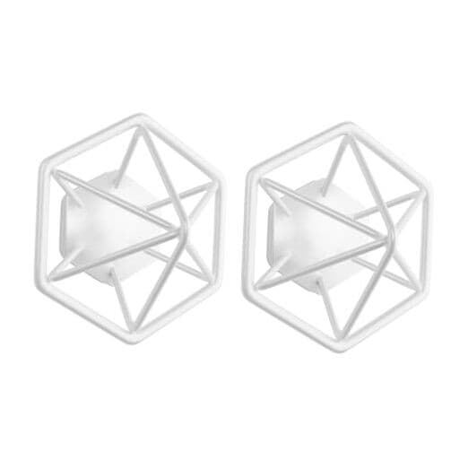  Wall Hooks for Hanging, Heavy Duty Towel Hooks for Bathrooms, Decorative White