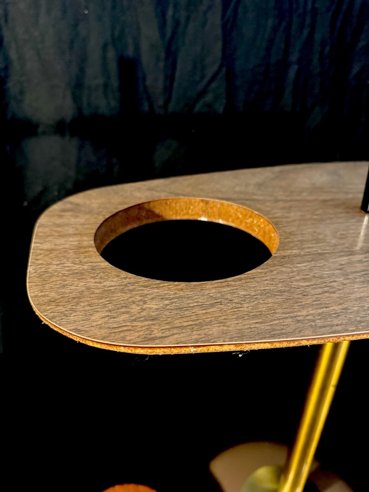 Vintage MCM MidCentury Modern Eames Era Smokers/Ashtray Stand Table 20 X 20 X 10 5