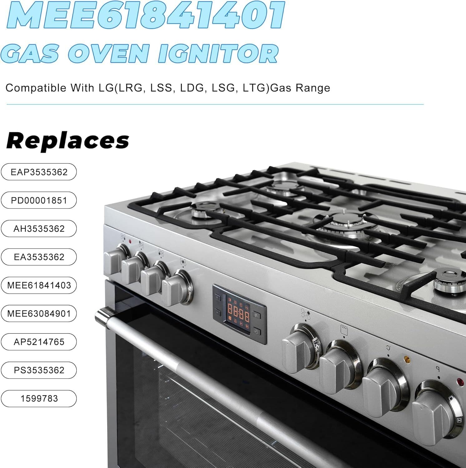 NEW Gas Range Surface Igniter for LG, AP5214765, PS3535362, DS024KX, MEE61841401 2