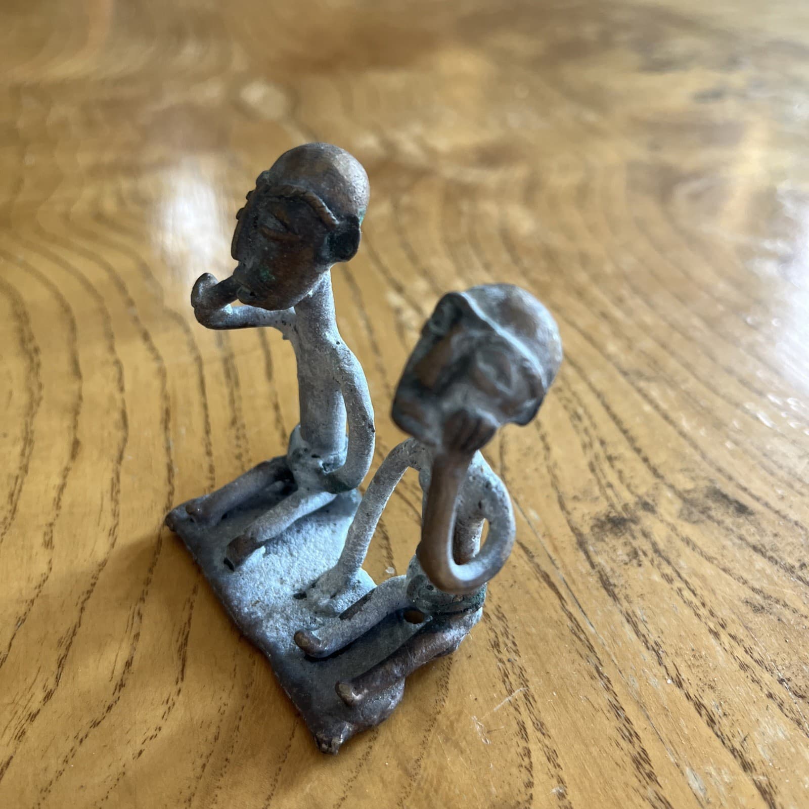 BRASS AFRICAN ASHANTI AKAN GOLD WEIGHT 1700-1900 AD Tribal No 32 2