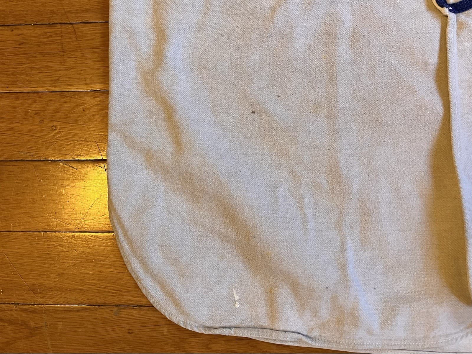 VINTAGE St. M High School Baseball Jersey Men’s L Blueish White 70s 80s 5