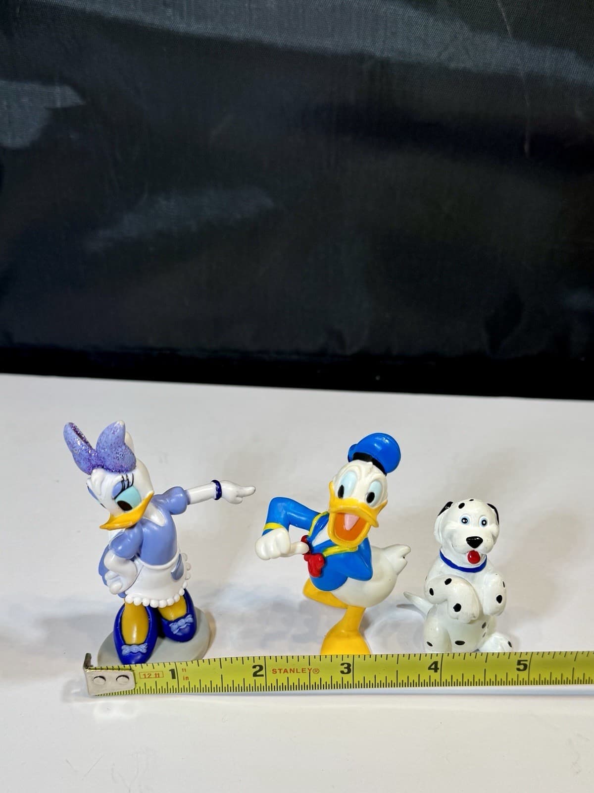 Disney PVC Figures Lot of 3: Donald Duck Daisy Duck & Dalmatian Dog 6