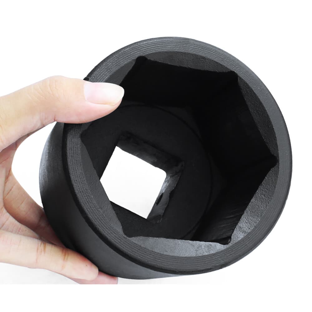 9PC 1" ONE INCH DRIVE DR DEEP BIG SIZE AIR BLACK IMPACT SOCKET WRENCH TOOL SET 3