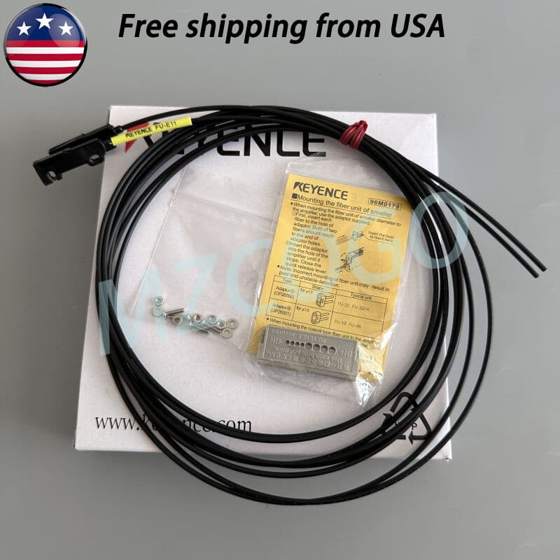 For Keyence FU-E11 FUE11 Photoelectric Fiber Optic Sensor Wide Area Transmissive 4