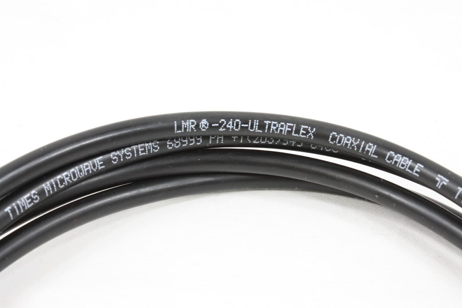 Times Microwave LMR-240UF Ultra Flex CB Coax Cable 14.5ft w/PL-259 2