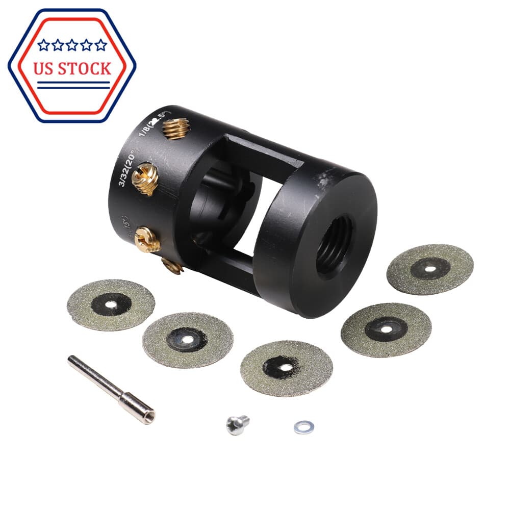 Tungsten Grinder W/ Sharpener Multi-Angle &Offsets Head Tool Fit For TIG Welding 2