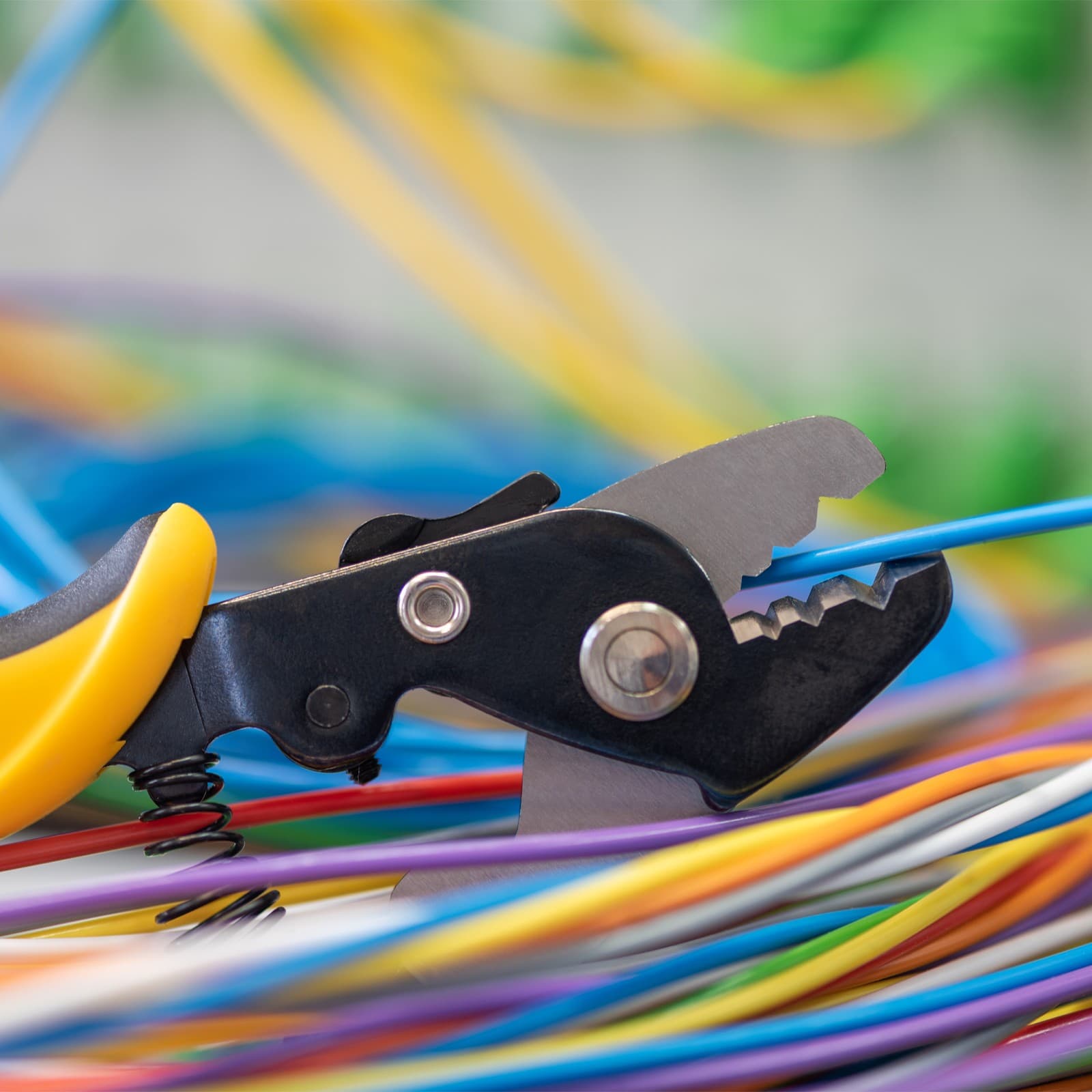 Optical Fiber Tool with Fiber Optic Stripper, Three Hole Stripper, Scissors 6