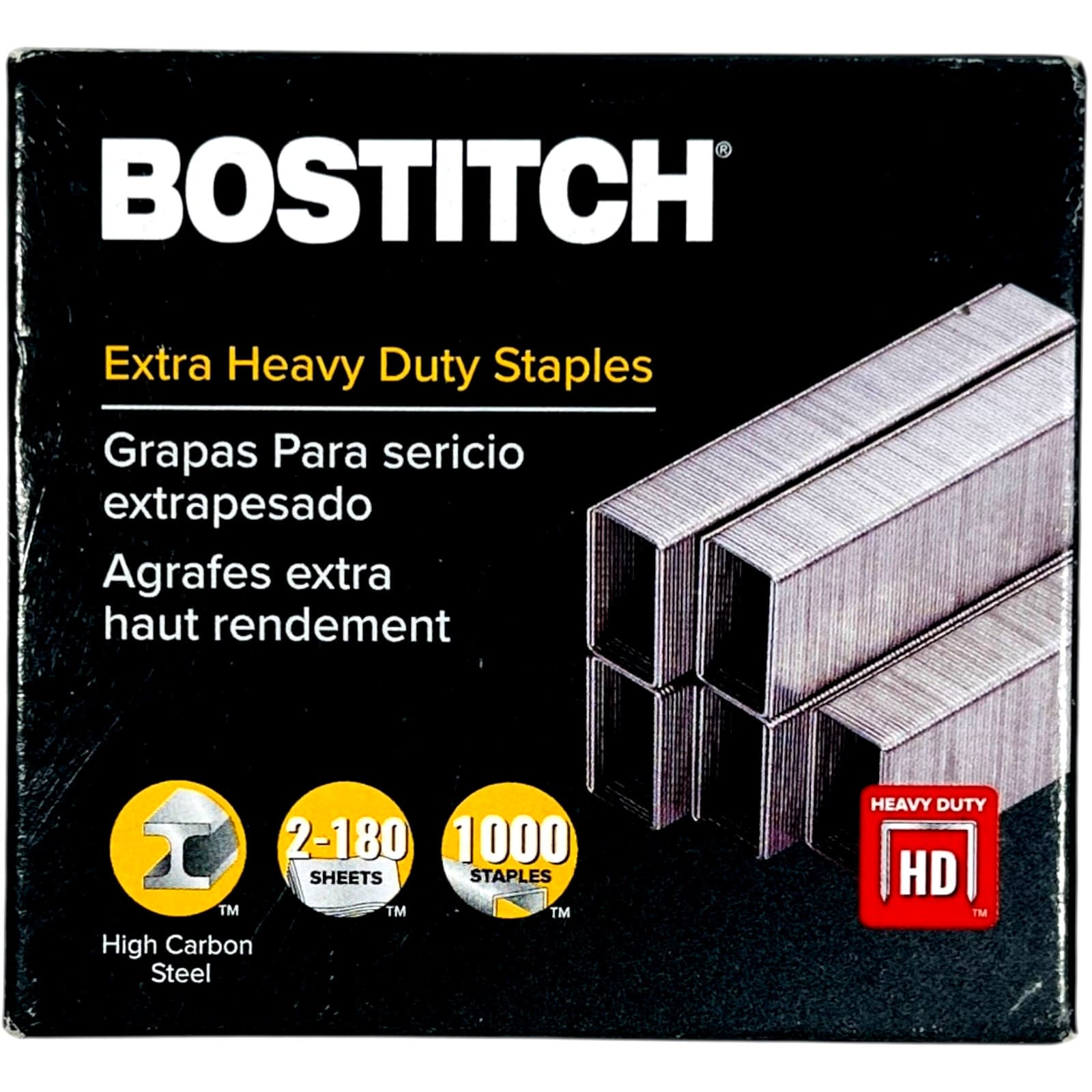 Bostitch Extra Heavy-Duty Staples for use with B8HDP Stapler 1000 Staples - NEW