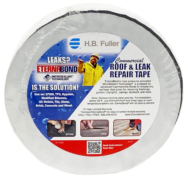 EternaBond RoofSeal White 2" x50' MicroSealant UV Stable RV Roof SealRepairTape 3