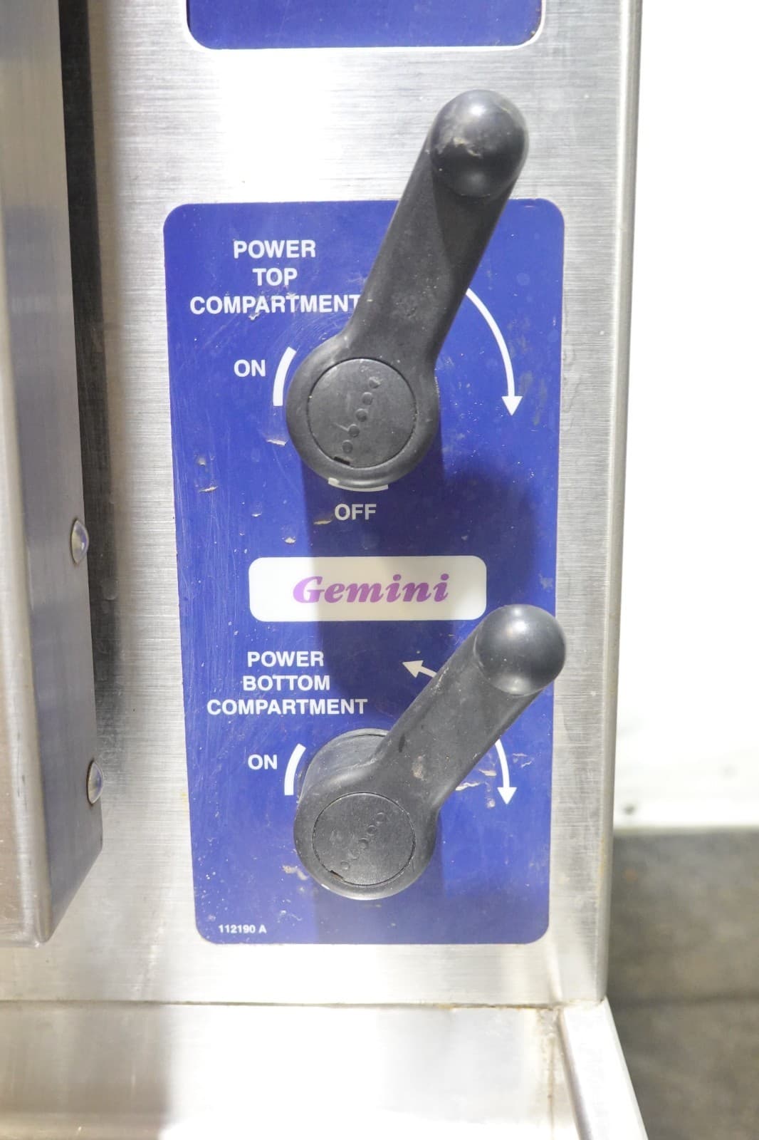 CLEVELAND 10 PAN DOUBLE STACKED NATURAL GAS CONVECTION STEAMER MODEL 24CGA10 5