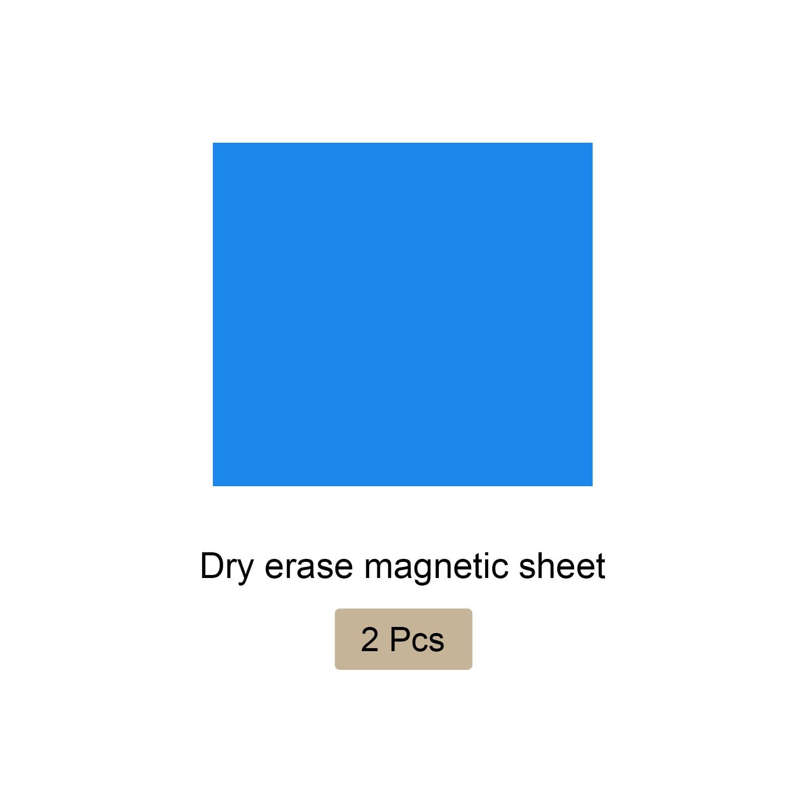 Dry Erase Magnetic Sheet Magnetic Board -11.7 Inch x 8 Inch /Blue/2 Pack 3