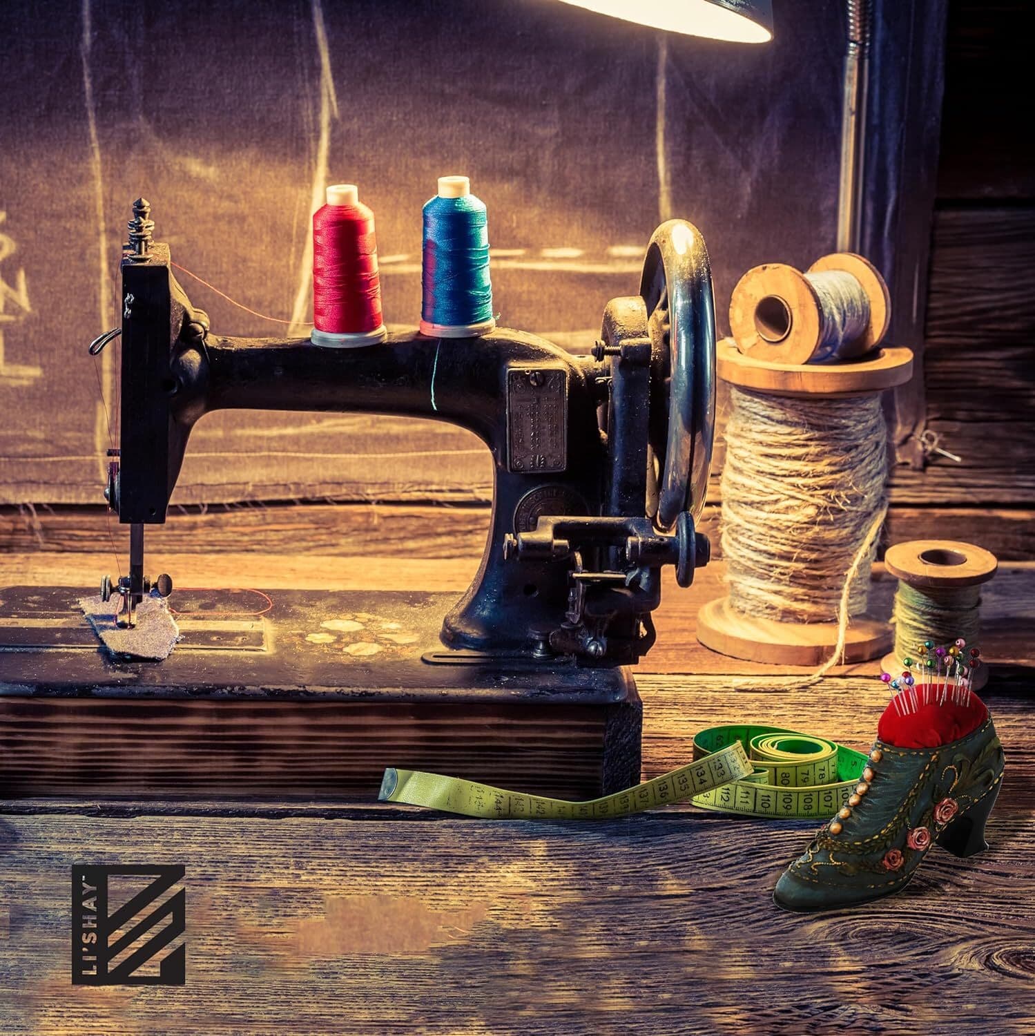 Li'Shay Shoe Shaped Pincushion, Vintage Victorian Style 3