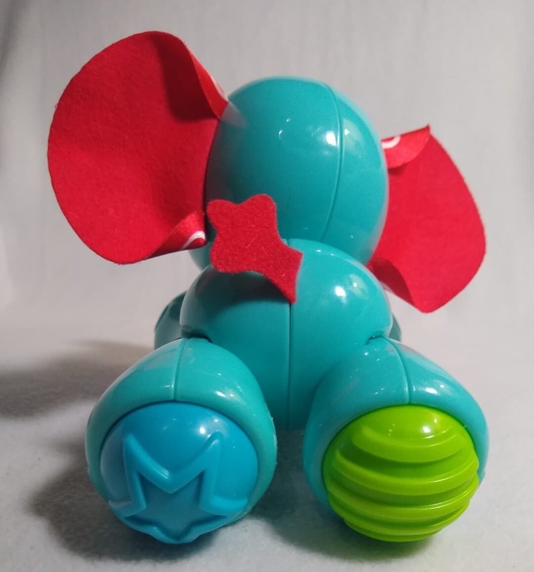 Fisher Price Amazing Animals Elephant Clicker Pals Toy Cloth Ears 3