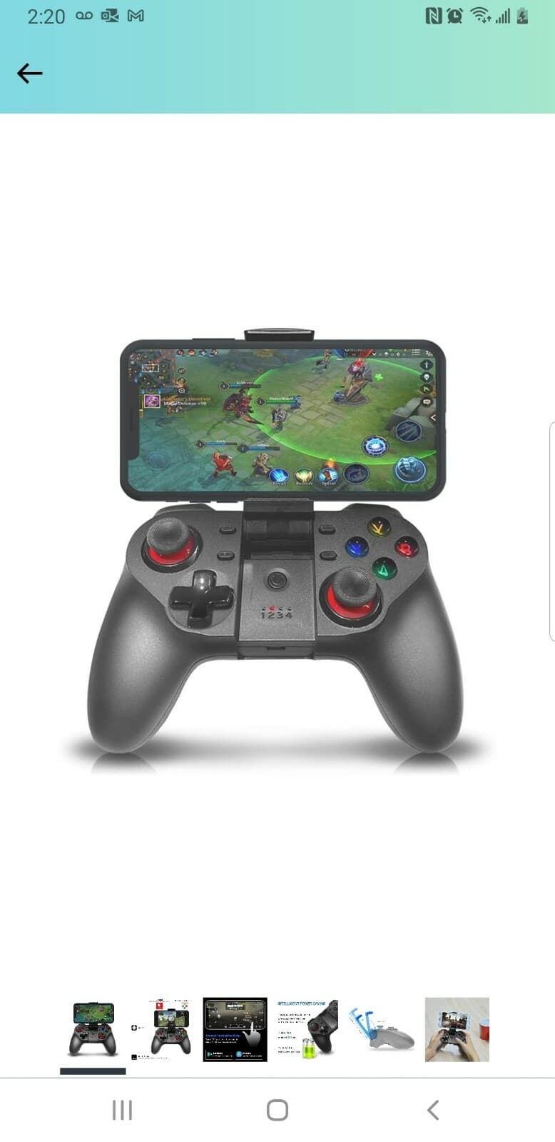CHENGDAO Mobile Smartphone Gaming Controller Wireless Compatible Android,Tablet  2