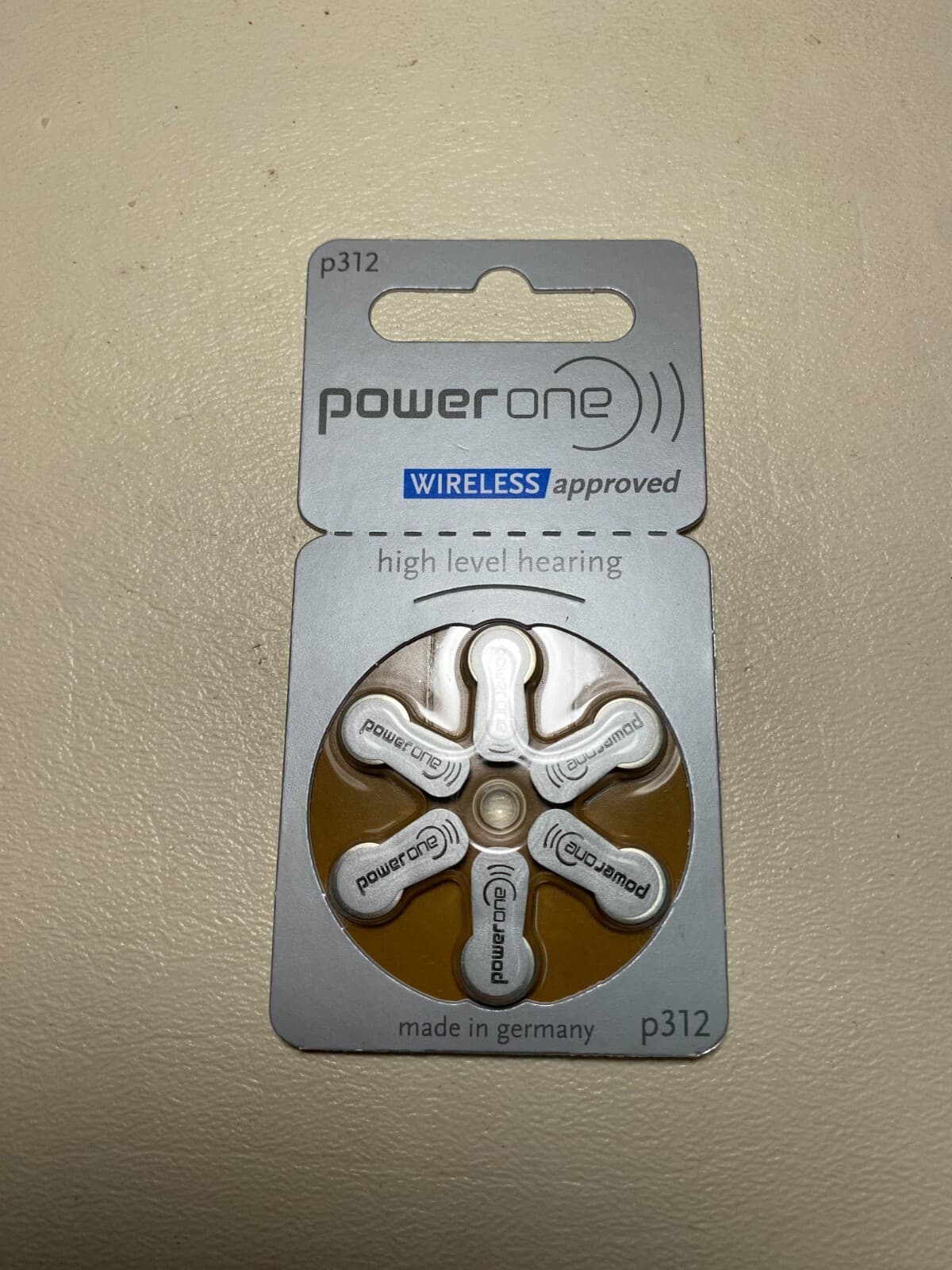 Powerone Hearing Aid Battery Size P312 - 6 batteries Exp 2026 3