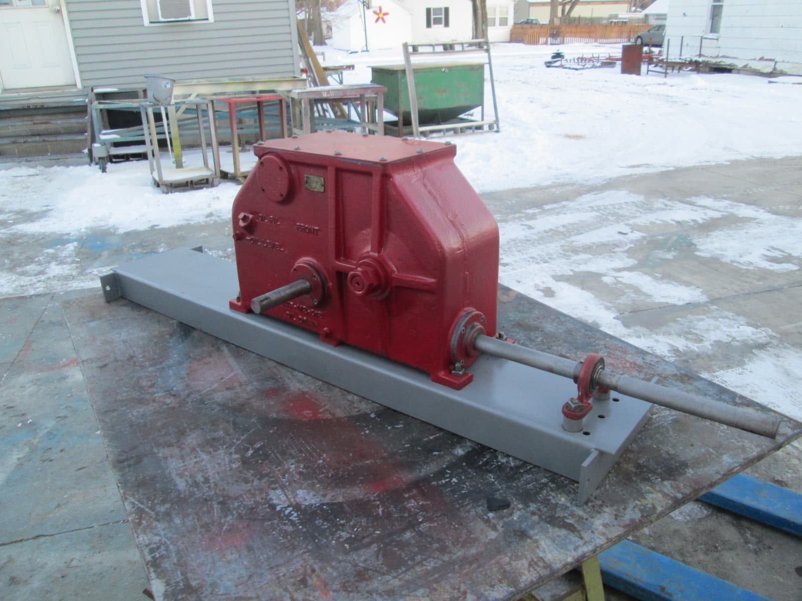 Clipper Seed and Grain Cleaner Brush drive gear box