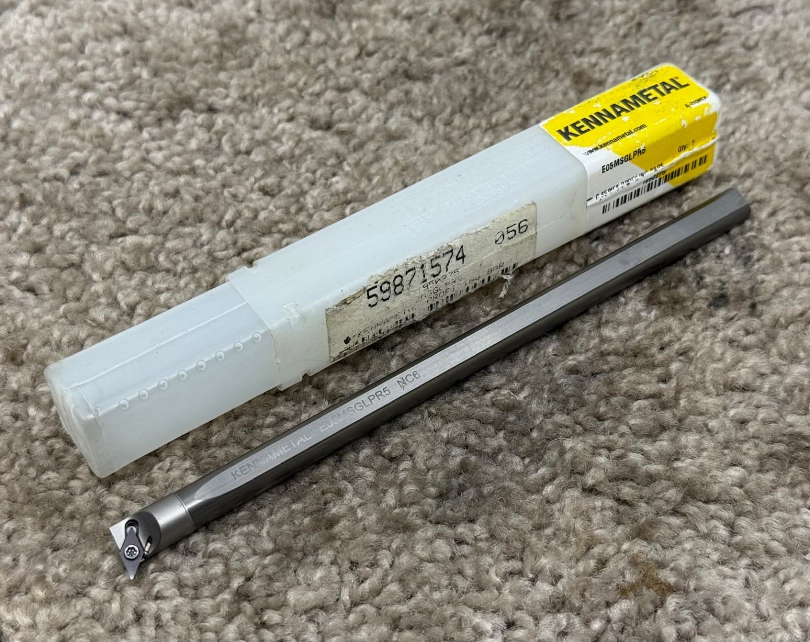 KENNAMETAL SOLID CARBIDE INDEXABLE PROFILING BORING BAR - E05MSGLPR5