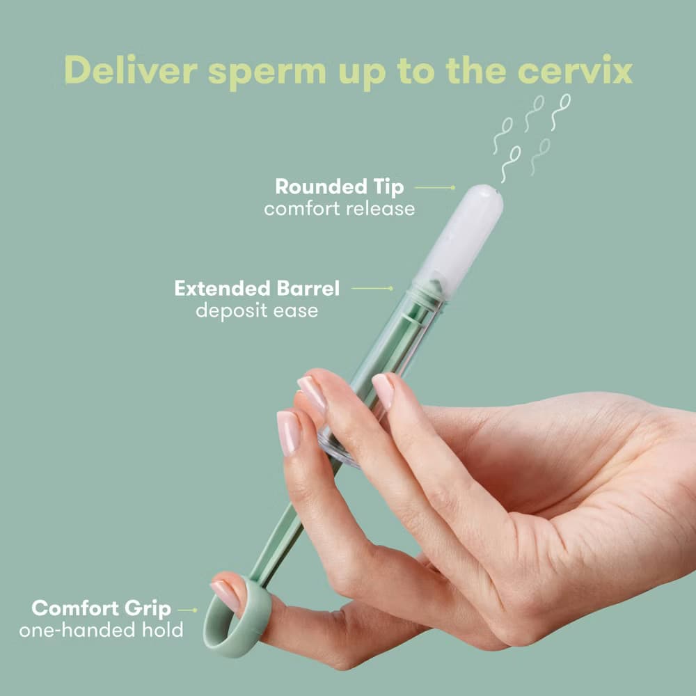 Frida Fertility At-Home Insemination Set Comfort Grip Rounded Tip 4