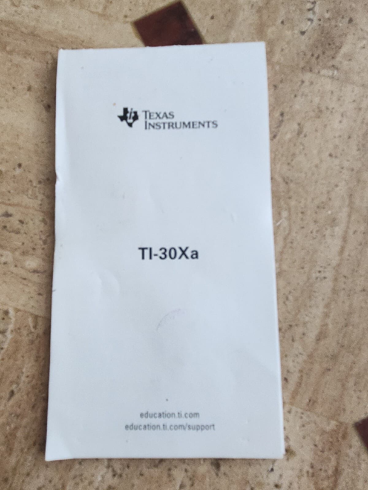  Texas Instruments TI-30Aa Instruction Booklet For Scientific Calculators