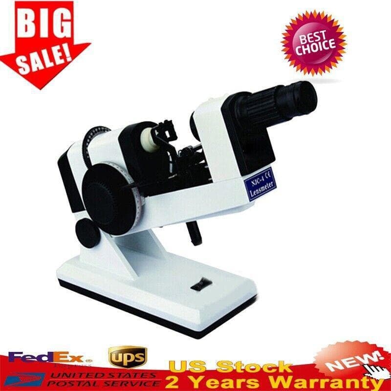 Carejoy Manual Lensmeter Lensometer Focimeter Optometry Machine 110V US