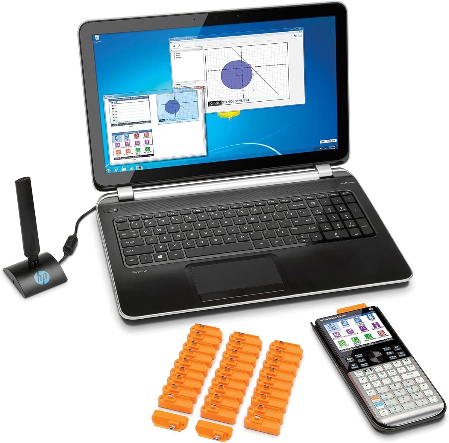 PC Antenna (1 pc) + Wireless Modules (30 packs) for HP Prime Graphing Calculator