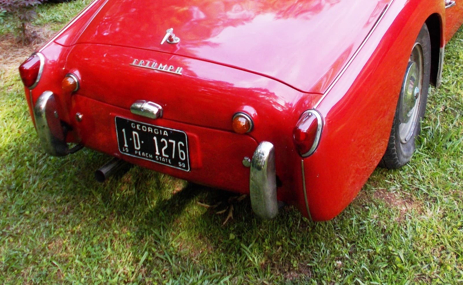 1964 Georgia License Plate 16-D-441 Gwinnett County D weight class 5