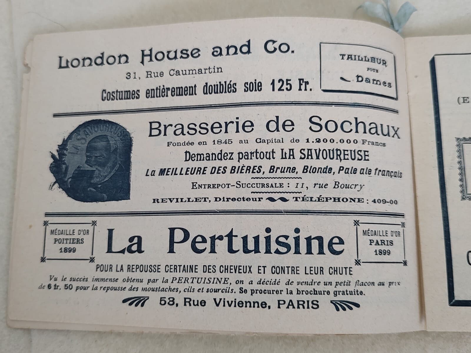 1900 Folies Bergère Program Program - Paris France 6