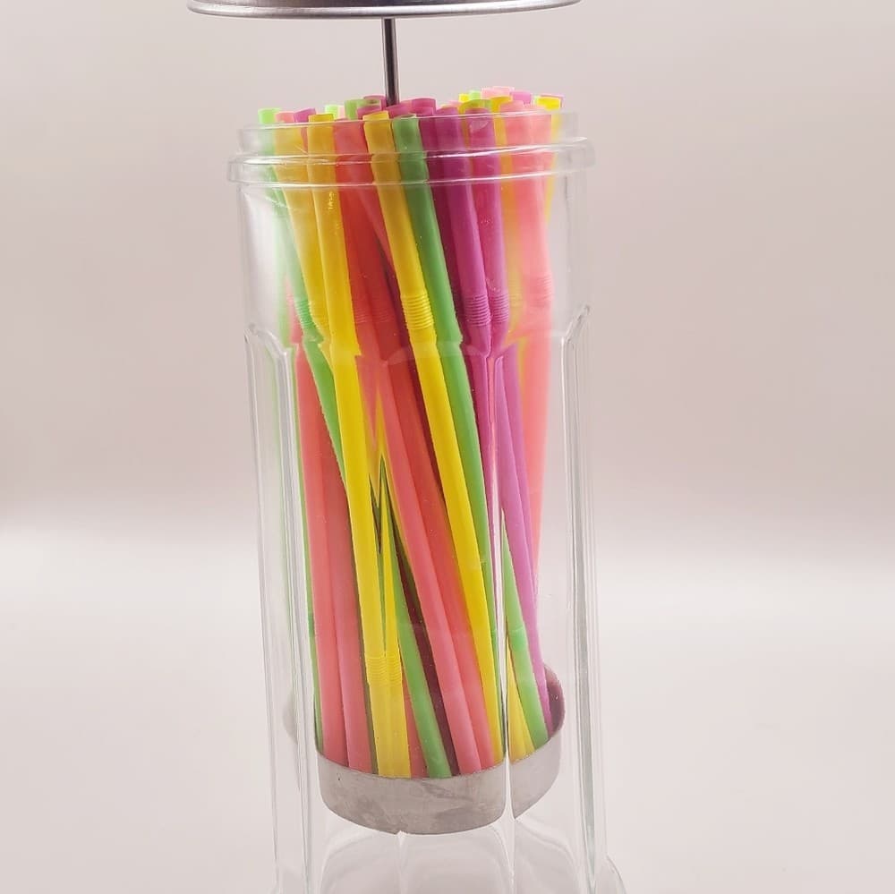 Vintage Soda Shop Straw Dispenser 6