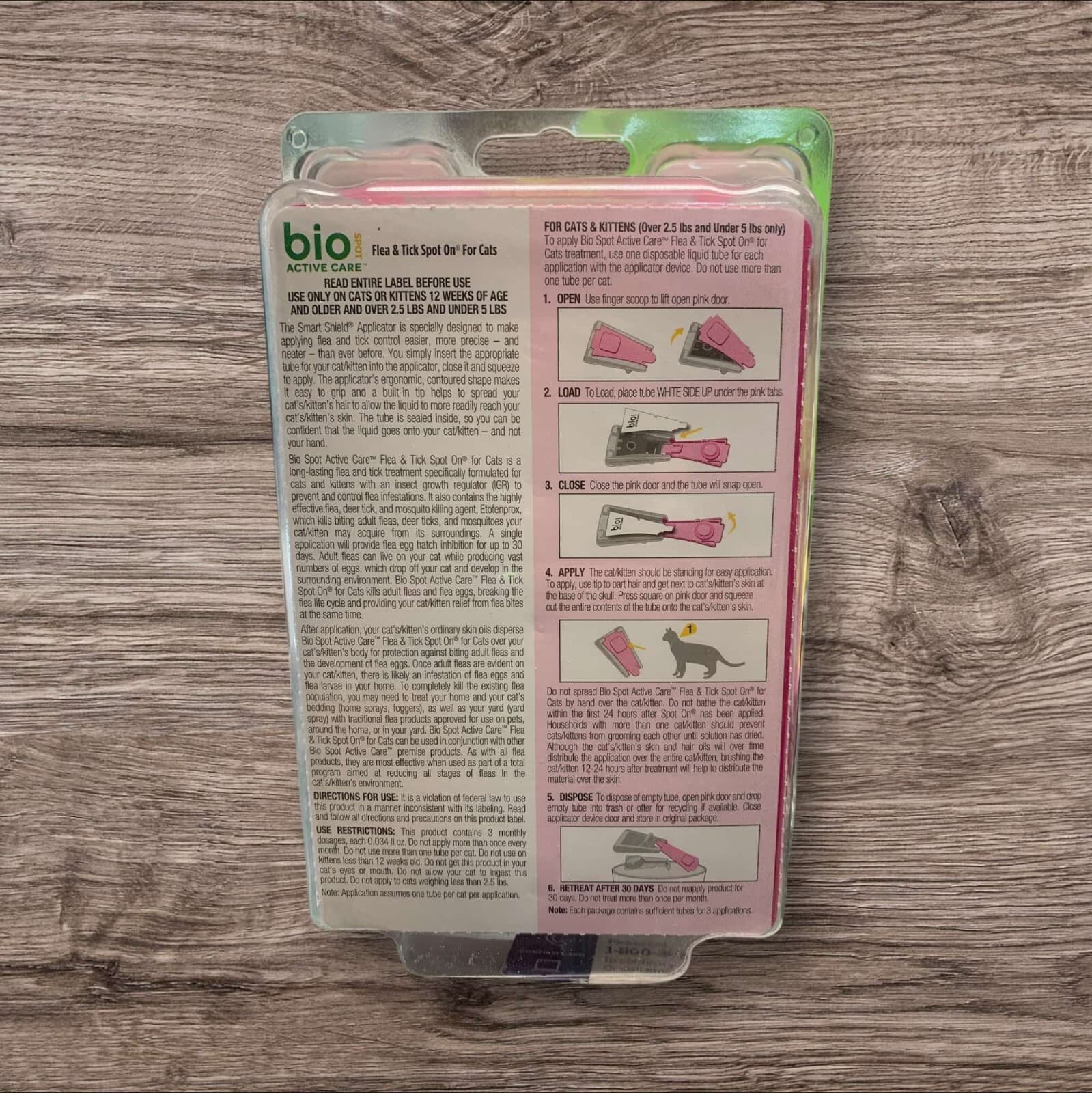 Bio Spot for Cats or Kittens 2 to 5 lbs 3 month supply BRAND NEW 2