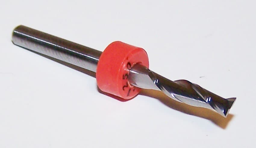 (5) 1/8  CARBIDE END MILLS 2 FLUTE KYOCERA 1600.1250.500 (SAME DAY SHIPPING) 3