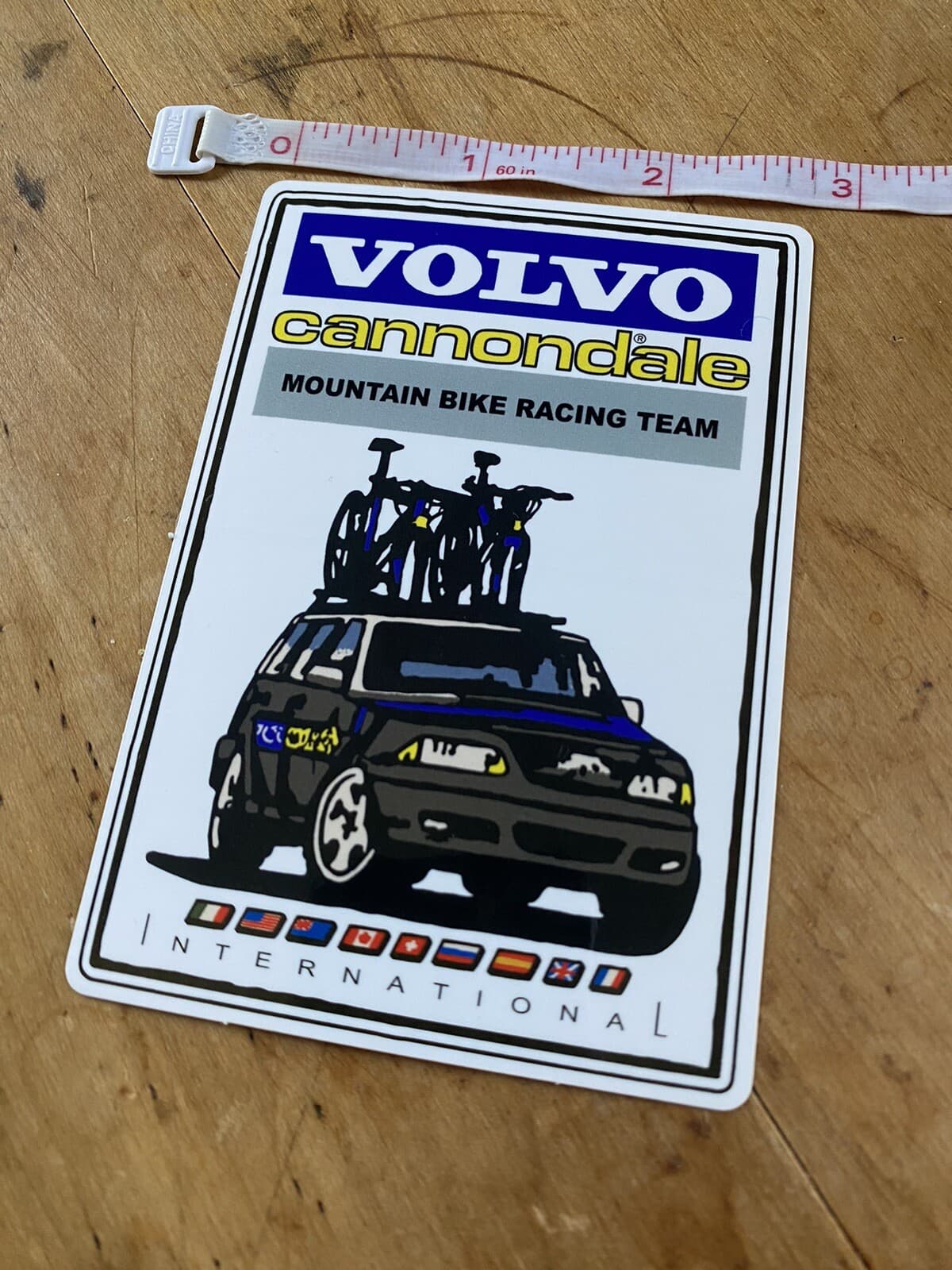 Volvo Cannondale MTB Mountain Bike Racing Team Homage Sticker XC70 2