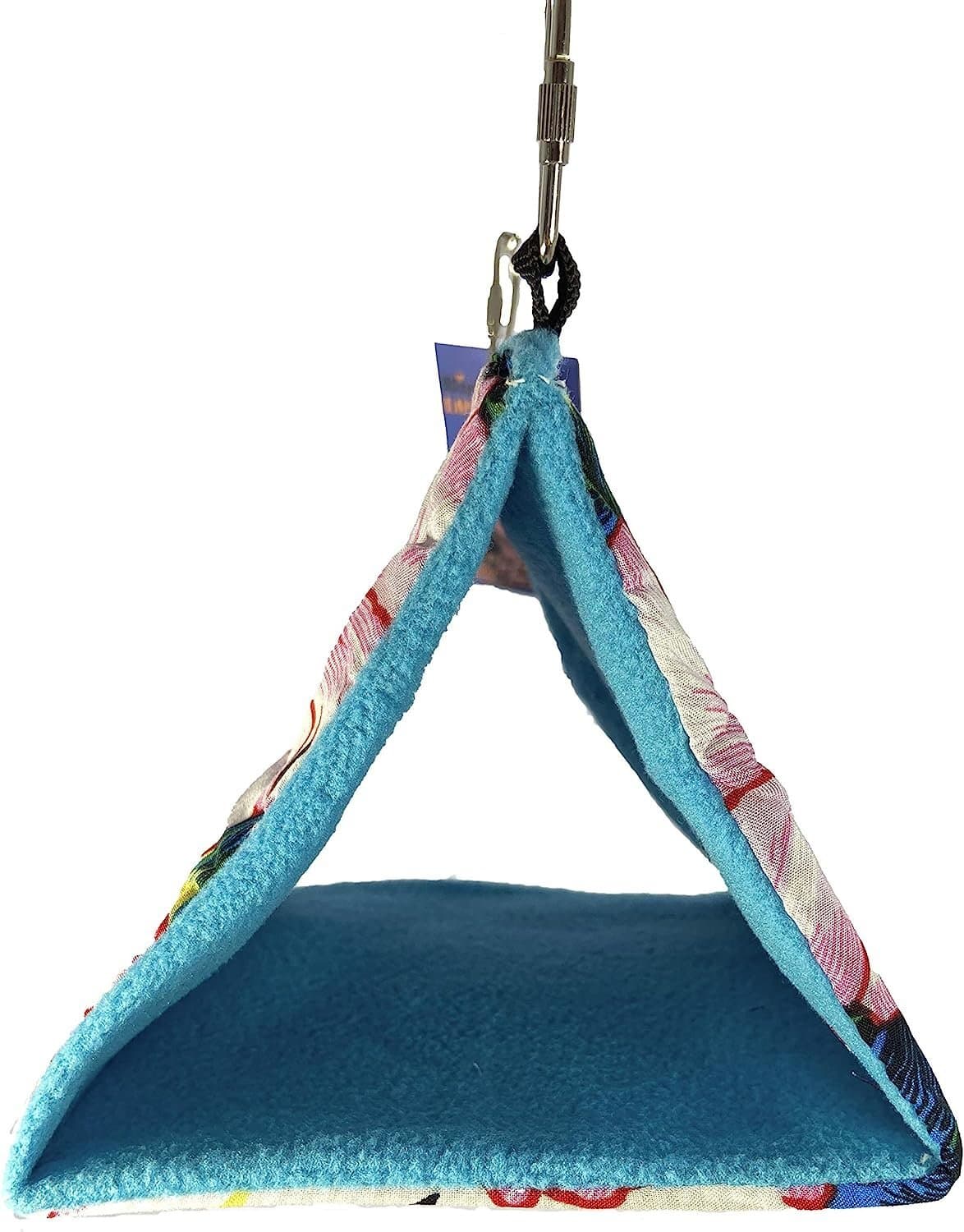 Birds LOVE Colorful Hanging Hammock Parrot Hut - Warm Bed for Sleep & Relaxing 2