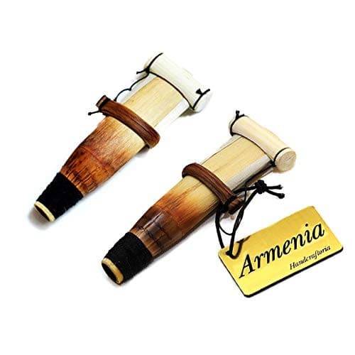 Armenian duduk instrument from Apricot wood with Eco-leather case  5
