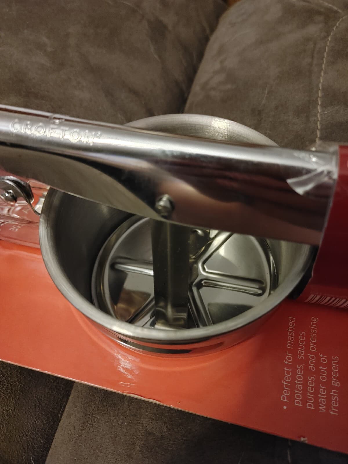 Potato Ricer Crofton Fine Medium Course Options, mashed potatoes,  purees NOS 3