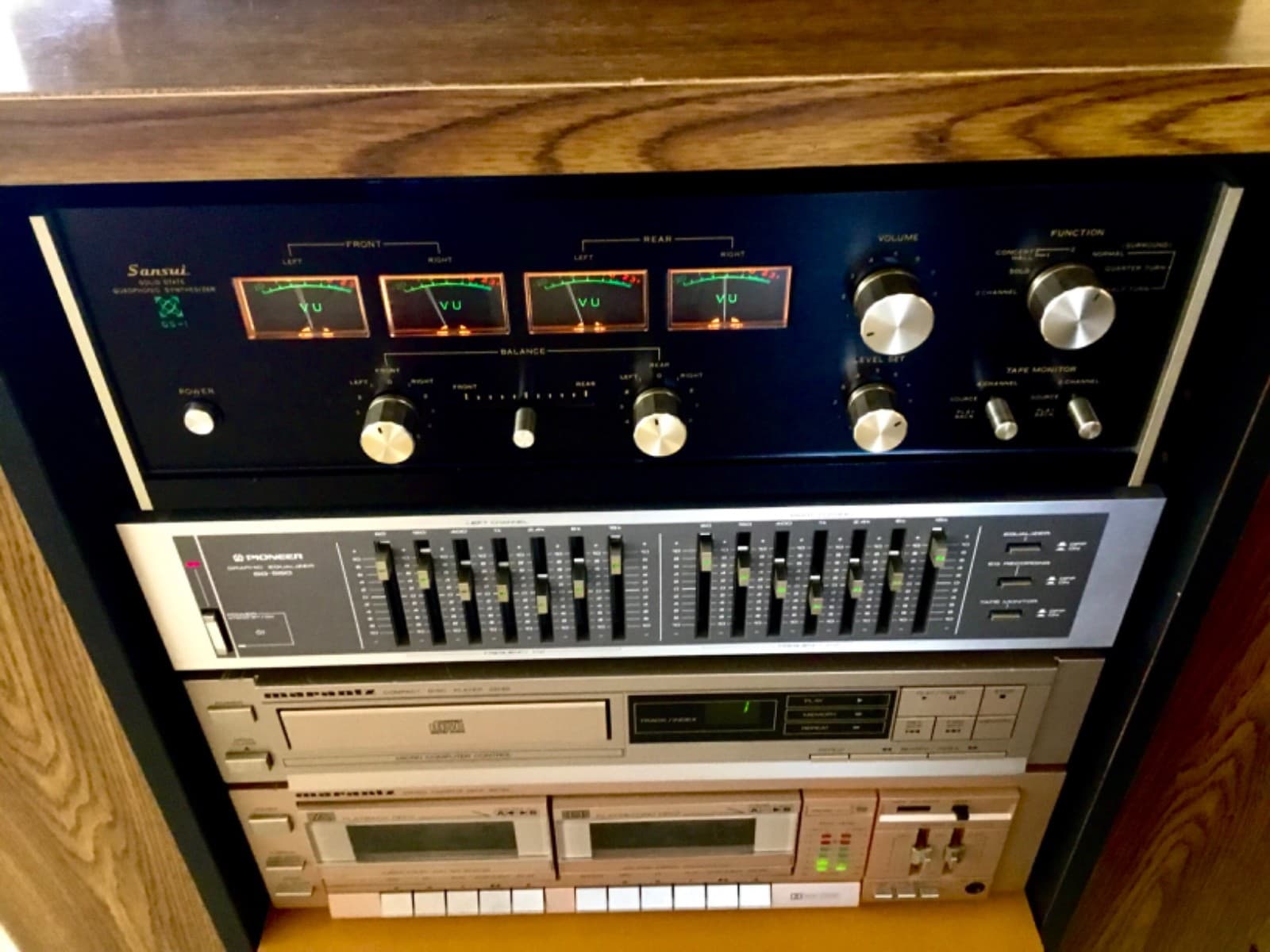 Sansui QS-1 Quadraphonic Synthesizer - 2 / 4 Channel Processor in Mint Condition 3