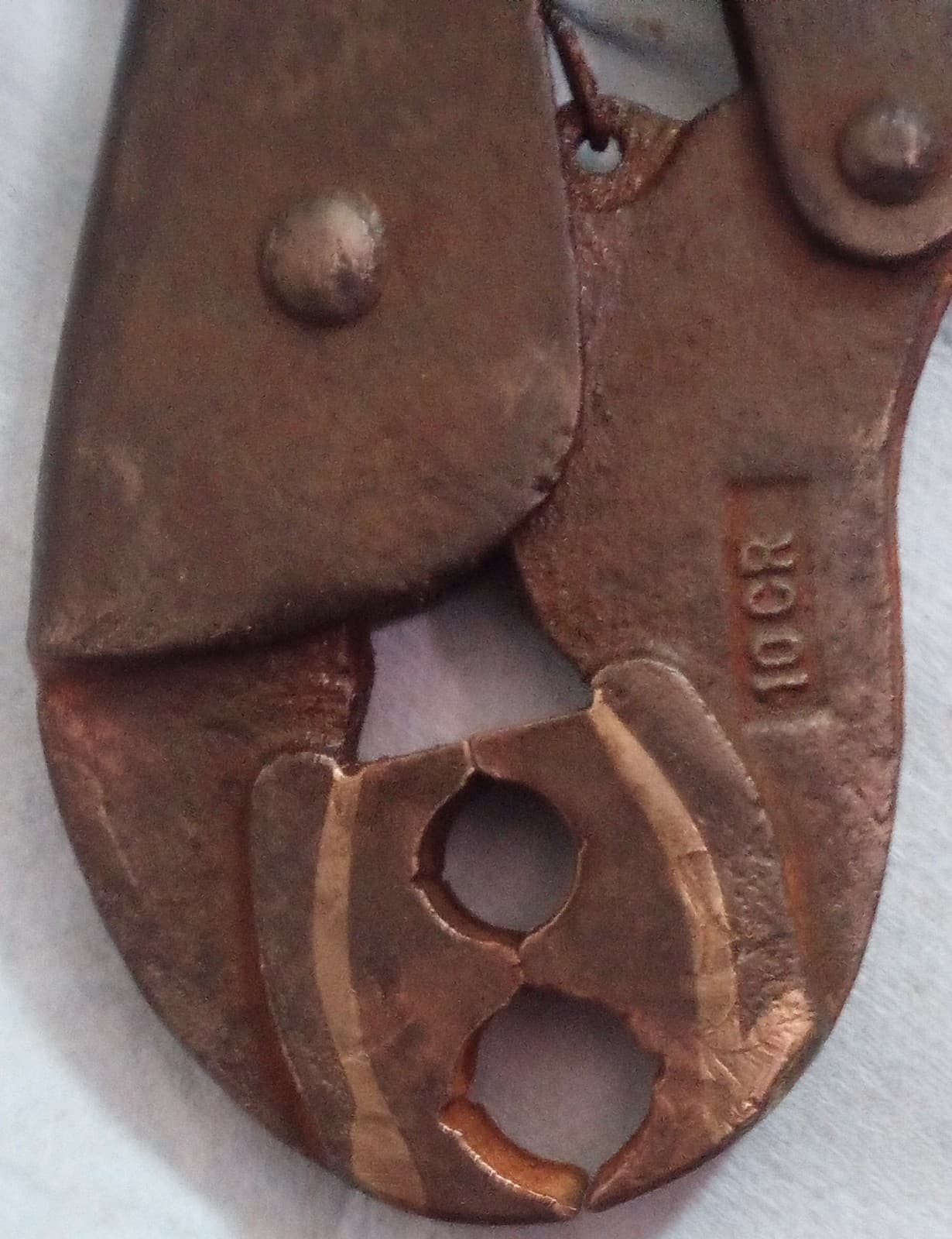 Vintage Vise Grip Oxy Acetylene Torch Hose Crimper Bronze/Brass Jaws 3