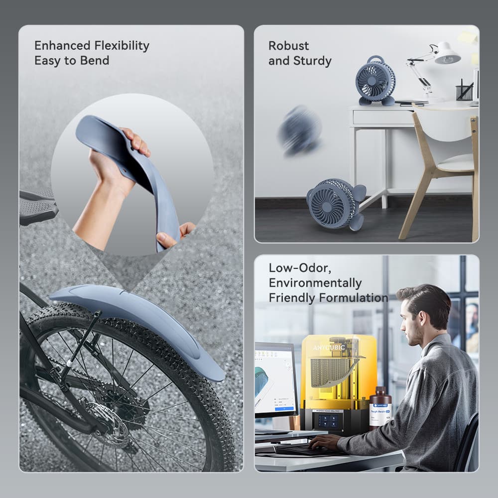 【Buy 3 Pay 2】ANYCUBIC Standard UV Resin Tough DLP ABS-Like Plant-Based Resin Lot 2