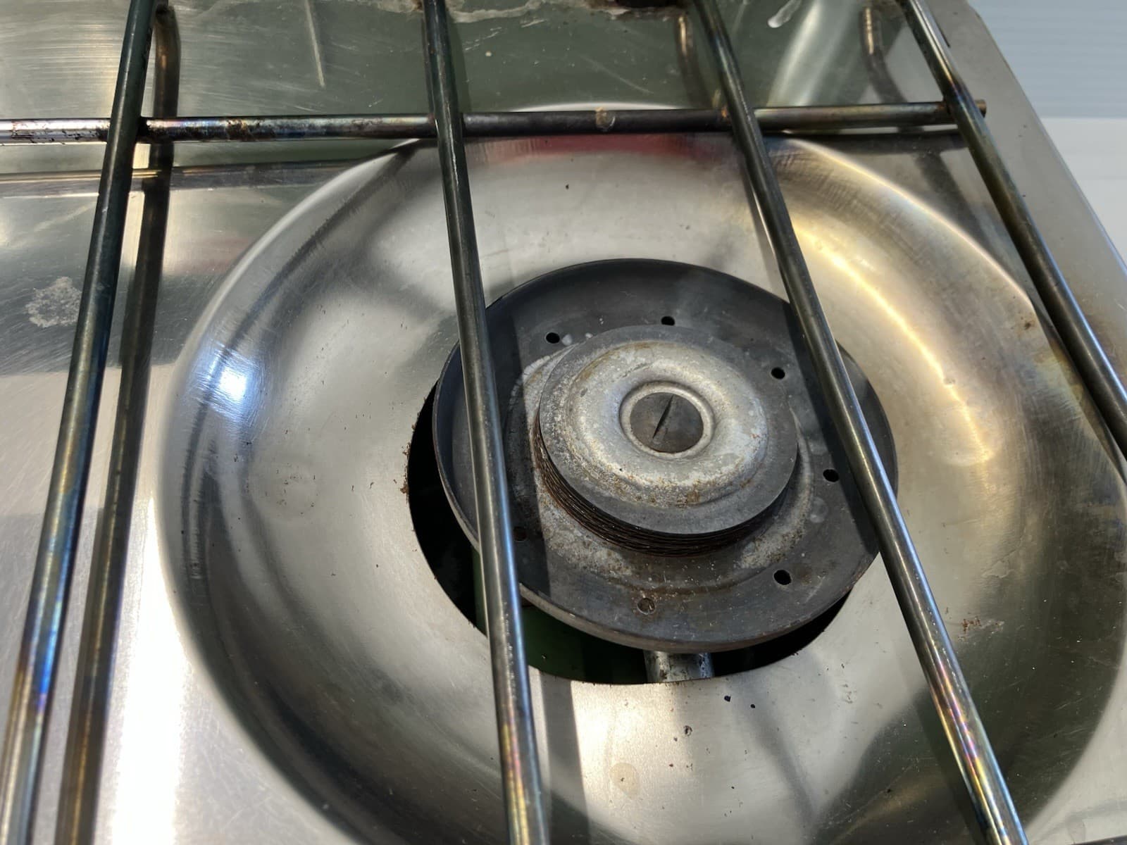 Vintage Coleman 2 Burner Deluxe Propane Camp Stove 5410-708 Untested 3