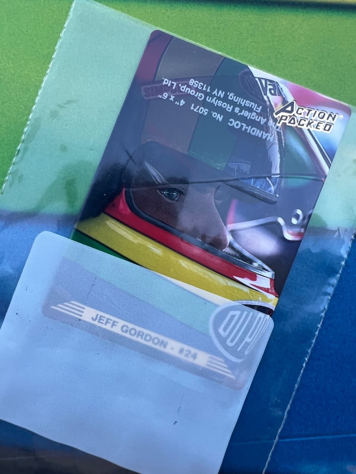 Vintage Autograph 1993 Jeff Gordon #24 Cardboard Poster Display w/ Rookie Card 4