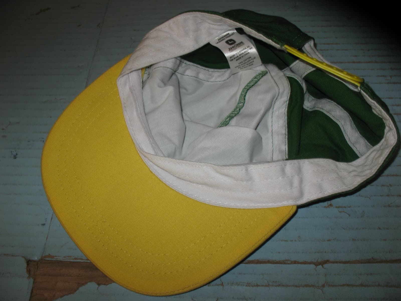Kids John Deere Green & Yellow Snapback Farm Hat 4