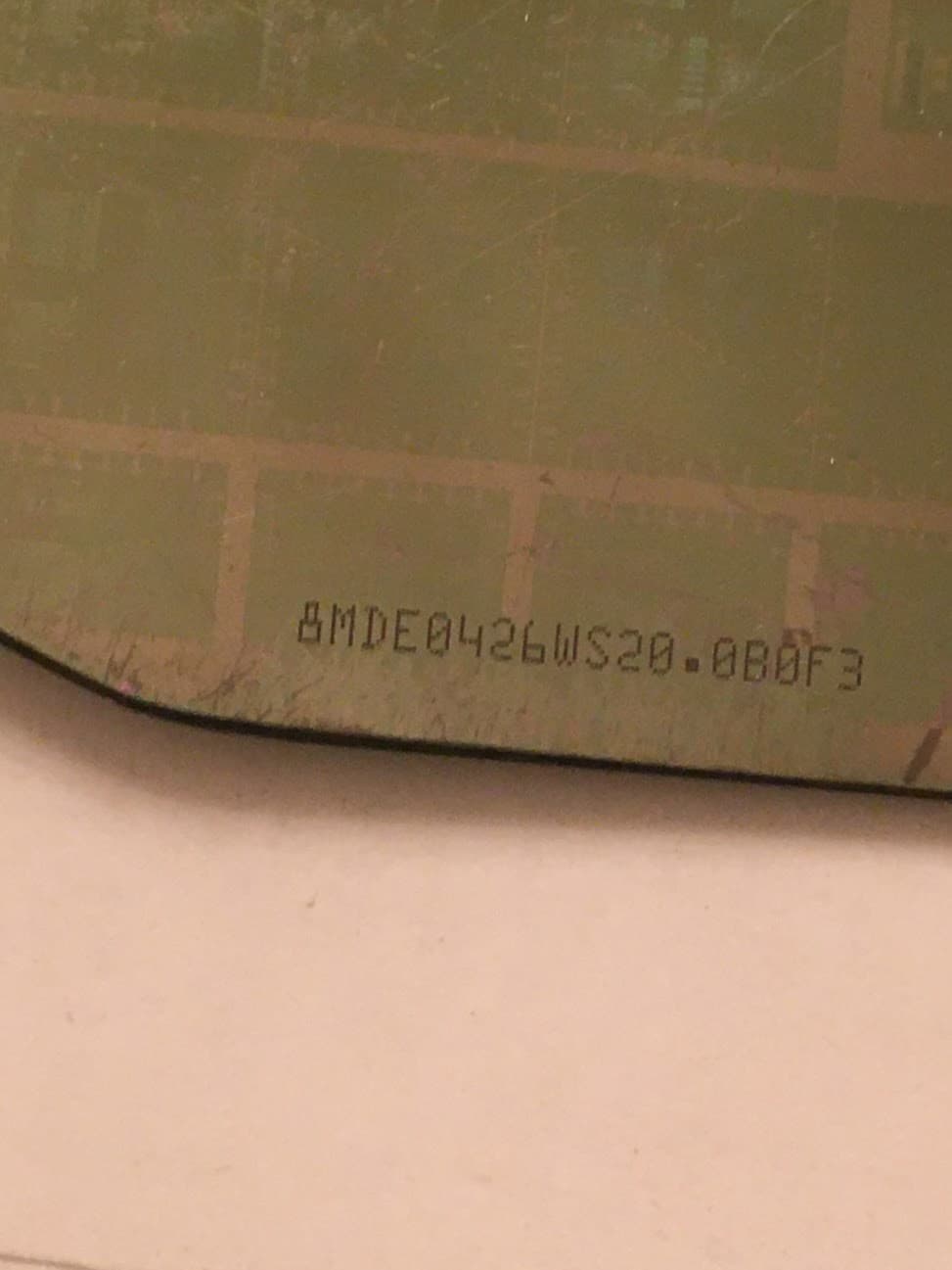 4" N3D AChip Silicon Wafer 1980s Extremely Rare Vintage CPU Chip 2