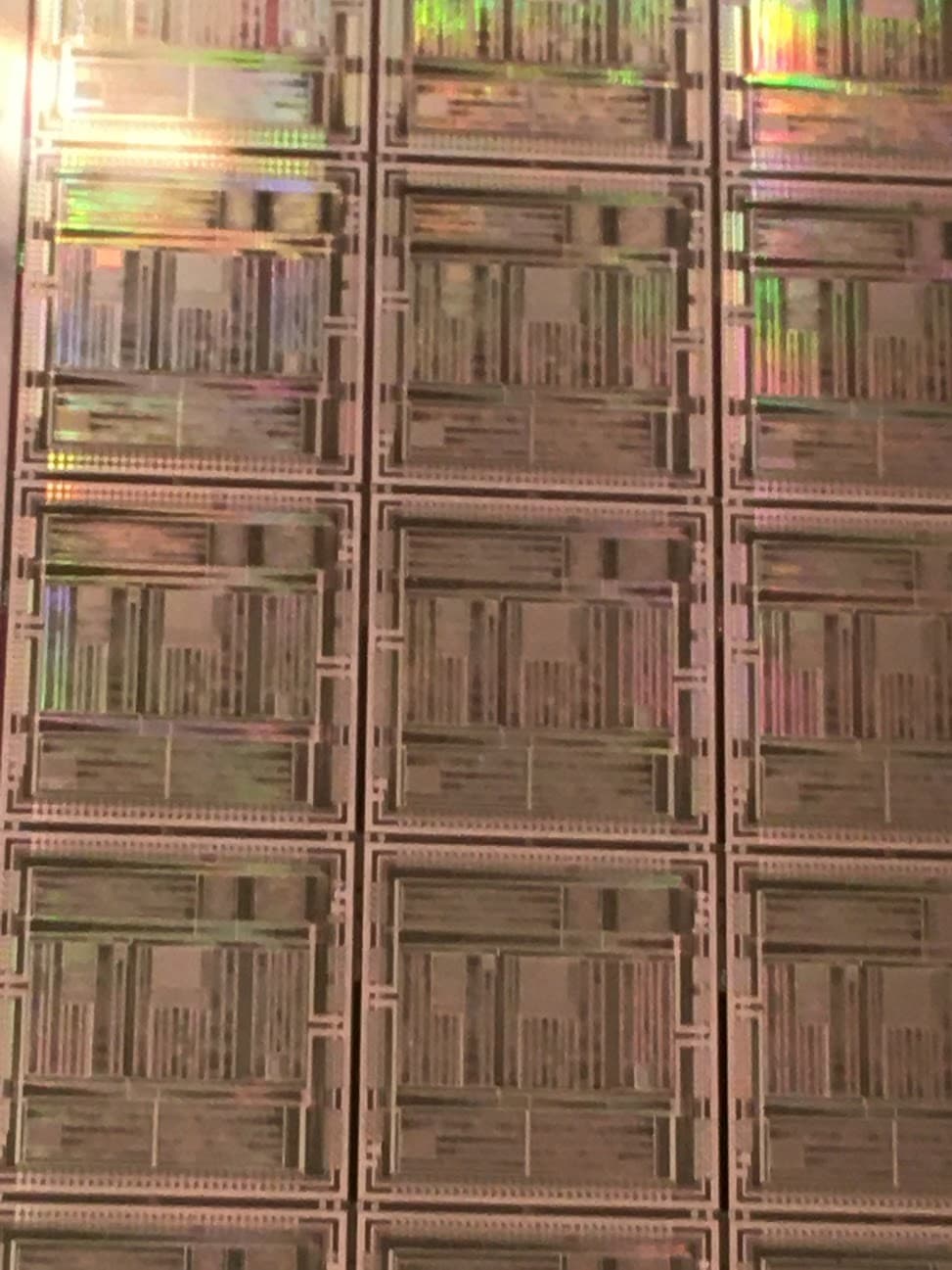 4" XEROX A3A Printer Silicon Wafer 1980s Rare Vintage CPU Chip 3