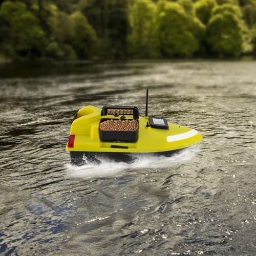 500m RC Fishing Bait Boat GPS 4 Hours Control Time 12000mAh Cruise Control 3