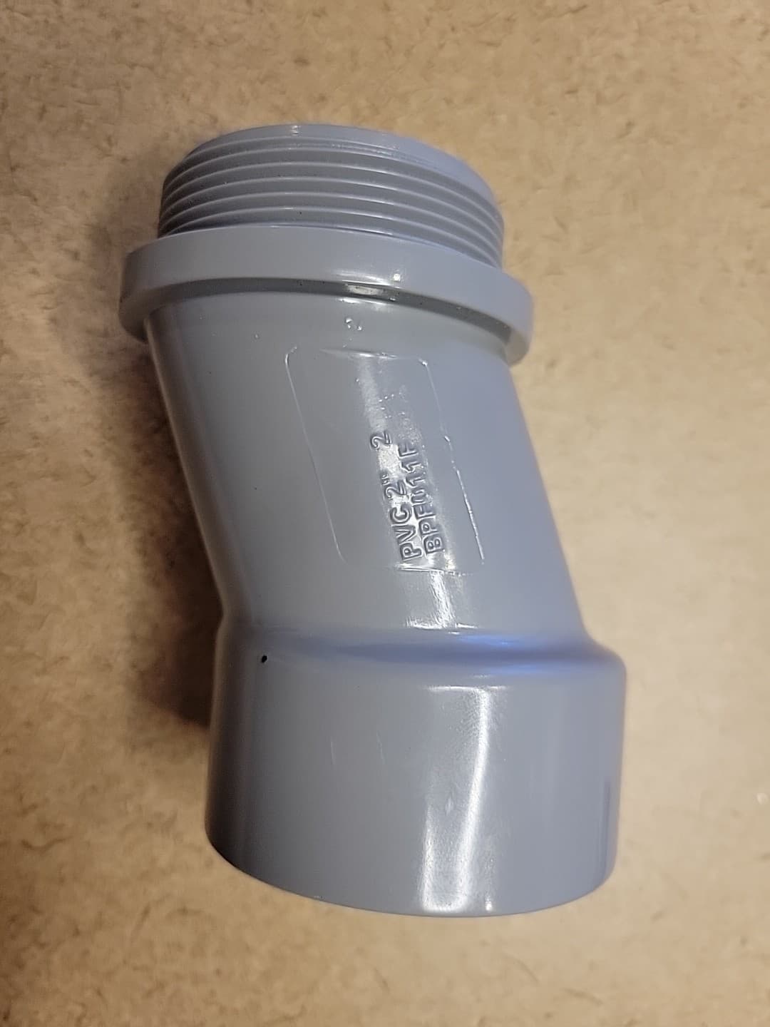 2 inch PVC Grey Meter Offset 2 Dia. x 4-1/2 L in. GREAT PRICE! 6