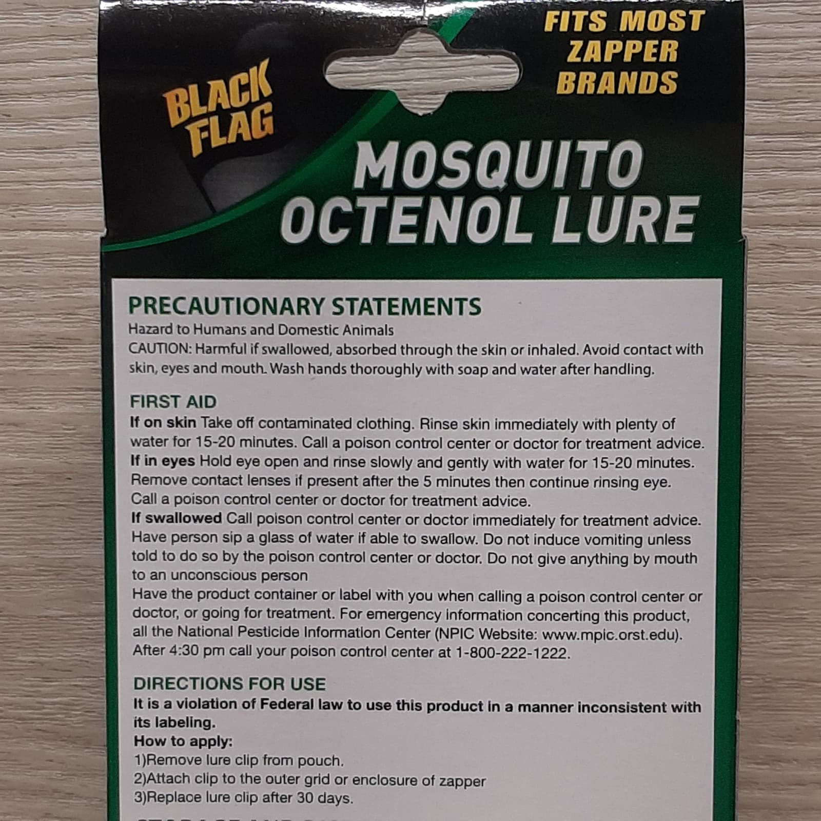 Black Flag Mosquito Octenol Lures Lot Of 4 Fits Most Zapper Brands See Photos  6